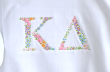 Kappa Delta White Floral Sweatshirt