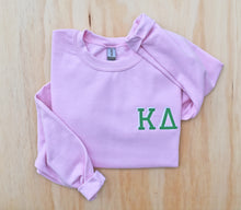 Kappa Delta KD Chest Logo Pink Sweatshirt