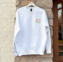 Delta Zeta "Mom" White Sweatshirt