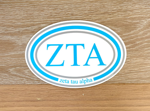 Zeta Tau Alpha Window Sticker