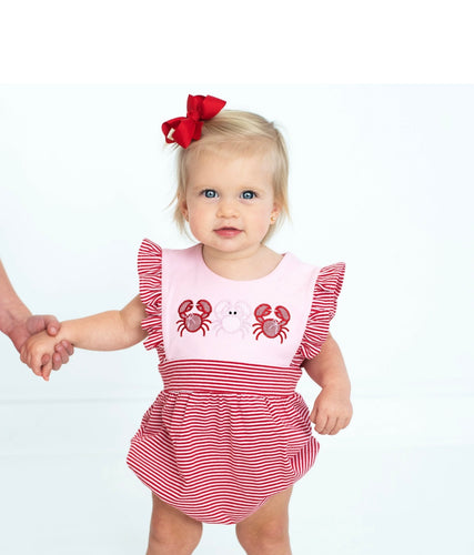 Crab Ruffle Sunsuit