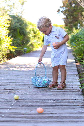 Easter -  Bunny Blue Stripe Romper