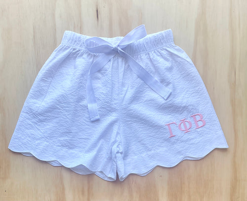 Gamma Phi Beta White Pj Short