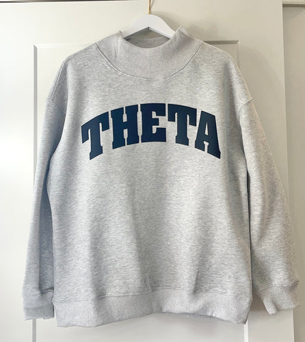 Theta Mock Neck Sweatshirt