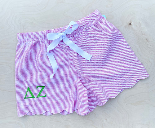 Delta Zeta Pink Pj Short