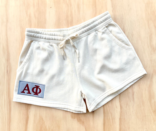 Alpha Phi Patch Shorts