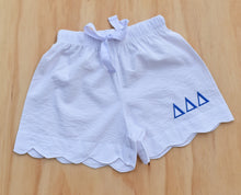 Tri Delta White Pj Short