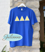 Delta Delta Delta Blue Letter tee