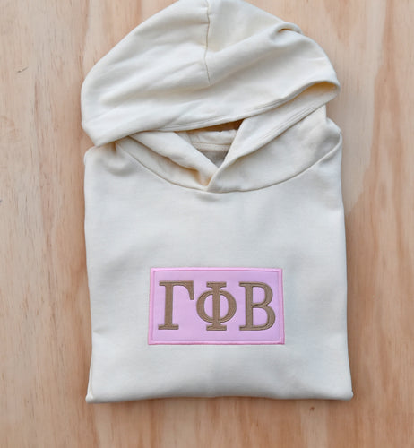 Gamma Phi Beta Patch Hooded Sweatshirt