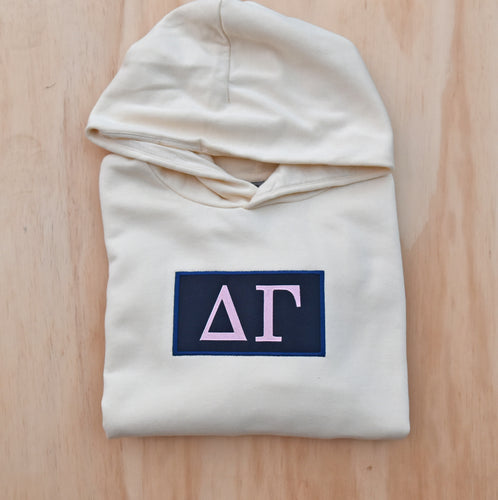 Delta Gamma Patch Hooded Sweatshirt