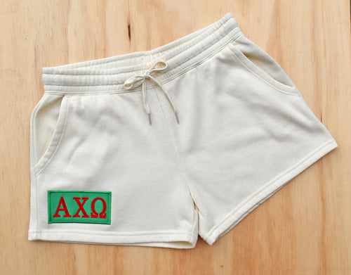 Alpha Chi Omega Patch Shorts