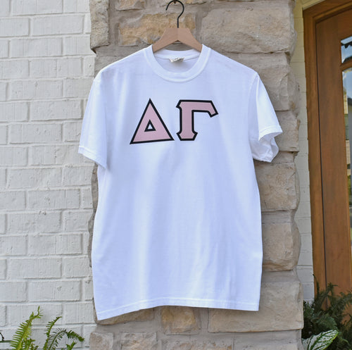 Delta Gamma White Sim Stitch Sweatshirt