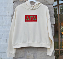 Alpha Gamma Delta Patch Hooded Sweatshirt