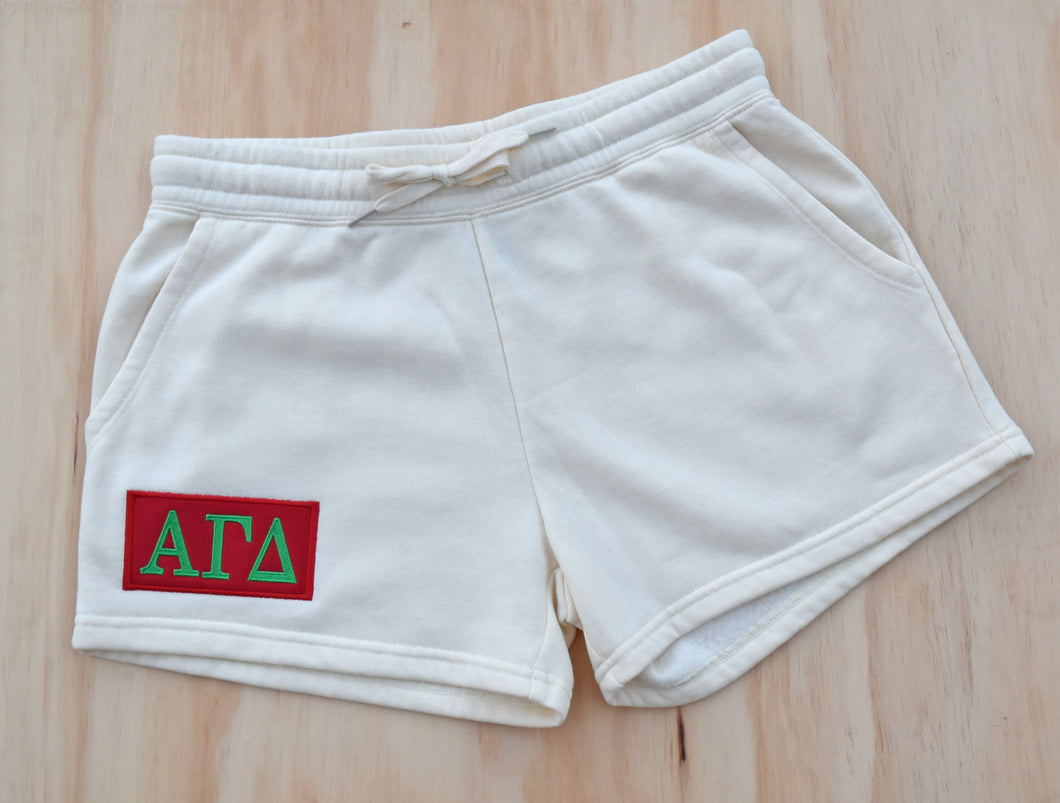 Alpha Gamma Delta Patch Shorts