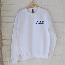 Alpha Delta Pi Chest Logo White Sweatshirt