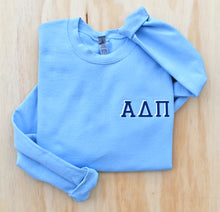 Alpha Delta Pi Chest Logo Blue Sweatshirt