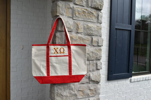 Chi Omega XLarge Carryall Tote Bag