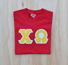 Chi Omega Red Letter tee