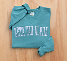 Zeta Tau Alpha Arched Letter Sweatshirt