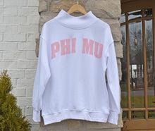 Phi Mu Mock Neck Sweatshirt