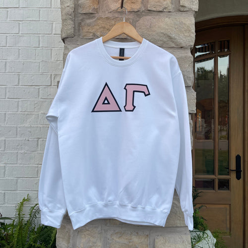 Delta Gamma Sim Stich White Sweatshirt