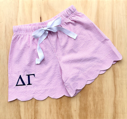 Delta Gamma Pink Pj Short