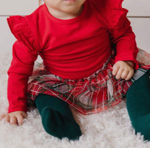 Christmas Red Plaid Tutu