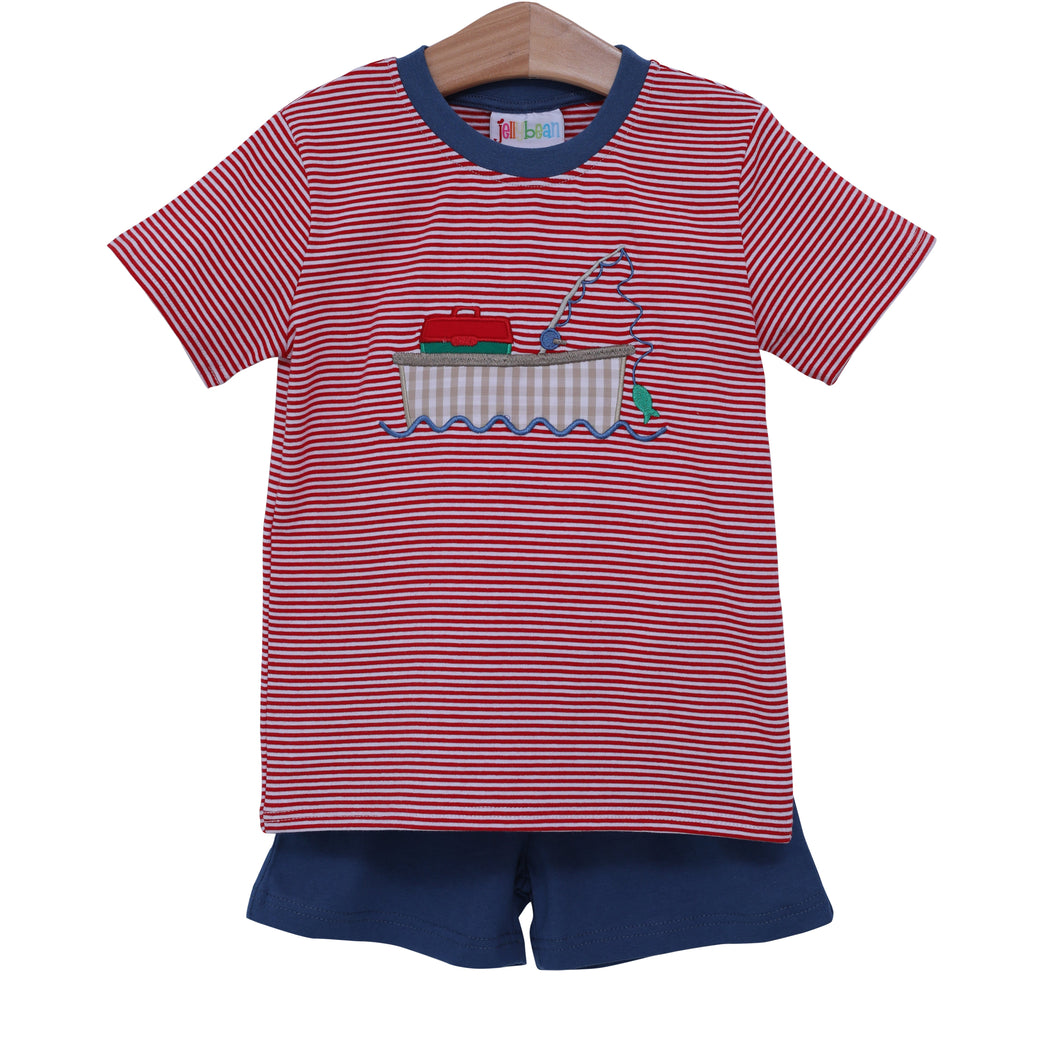 Summer - Fishing Boat Short Set