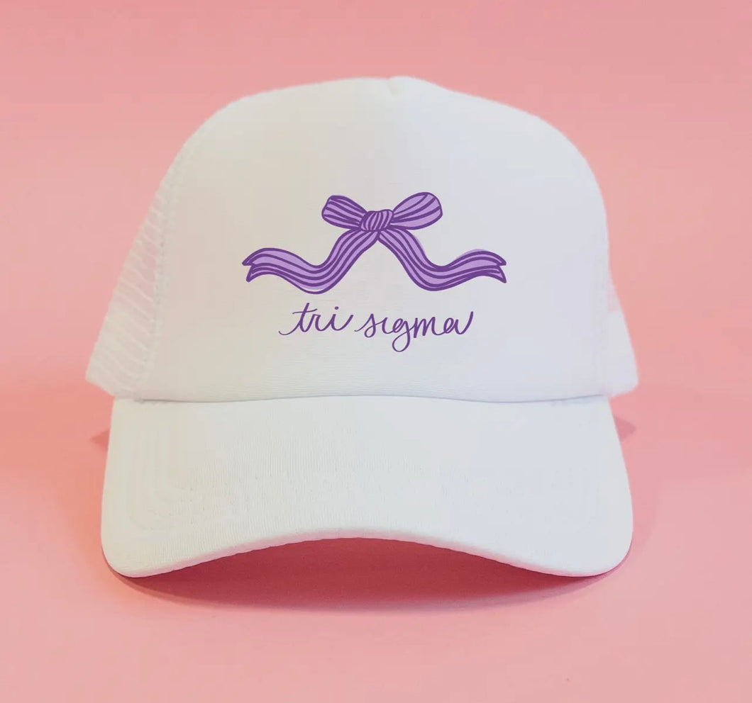 Tri Sigma Coquette Sorority Trucker Hat (Copy)