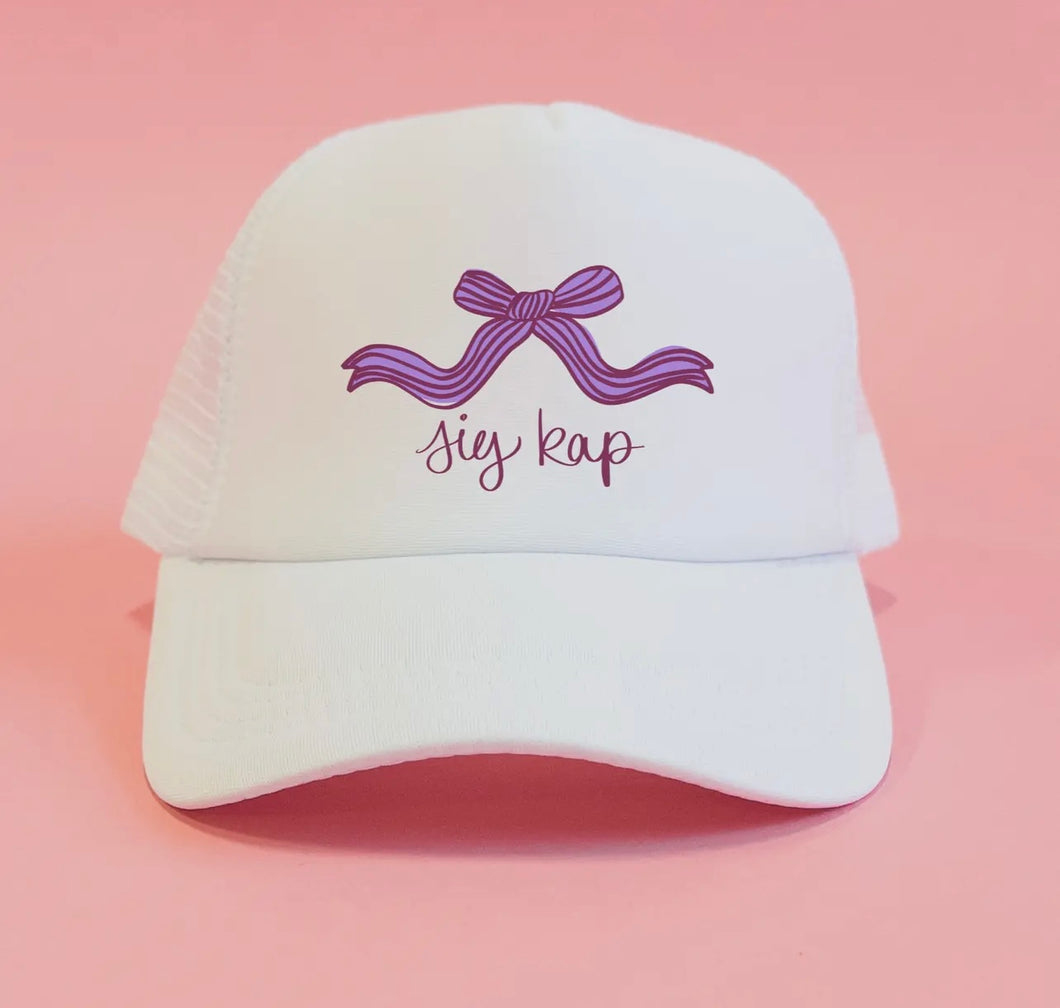 Sigma Kappa Coquette Sorority Trucker Hat