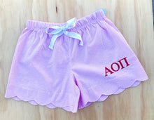 AOPi White Pajama Shorts