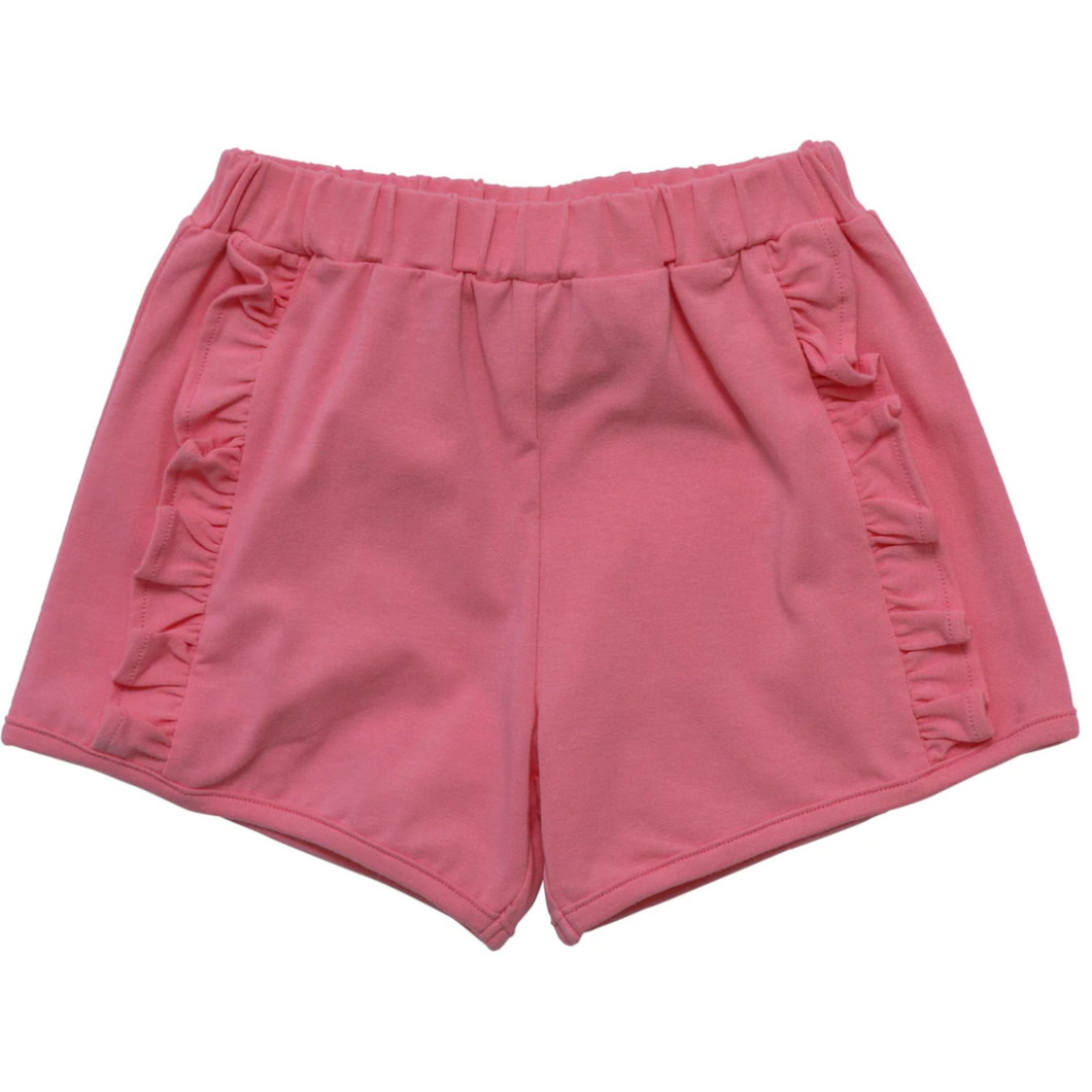 Summer - Pink Ruffle Shorts