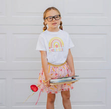 Back to School - Second Grade Pencil Rainbow Tee