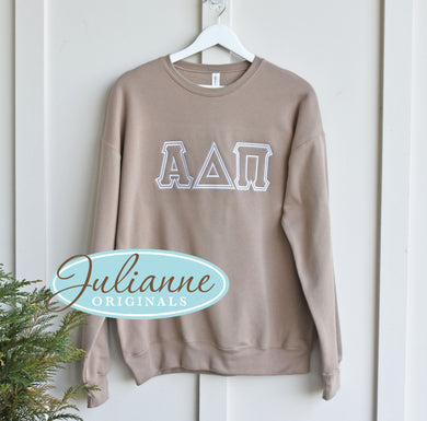 Alpha Delta Pi Tan Sweatshirt