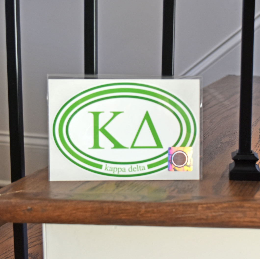 Kappa Delta Window Sticker
