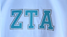 Zeta Tau Alpha White Sweatshirt
