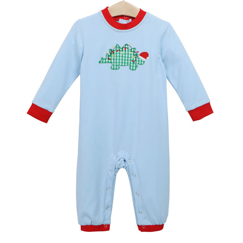 Christmas - Santa Dinosaur Romper