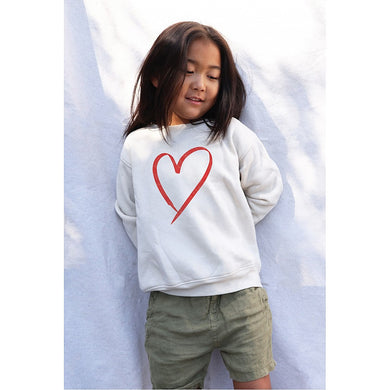 Heart Oatmeal Sweatshirt - Child