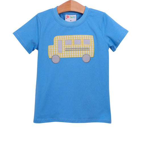 Back to School - School Bus Boys Tee (size 12m left)