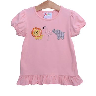 Zoo Friends Ruffle Tee