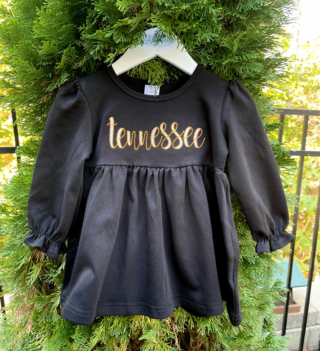 Tennessee Black Tunic Top