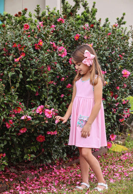 Spring Floral Pocket dress